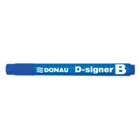 Táblafilc DONAU D-signer B 2-4 mm, kék, kúpos