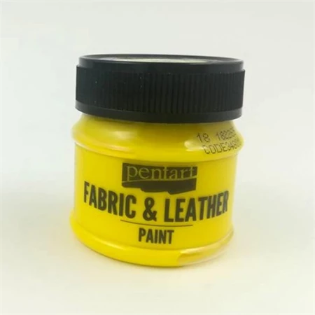 Textil és bőrfesték PENTART 50ml sárga