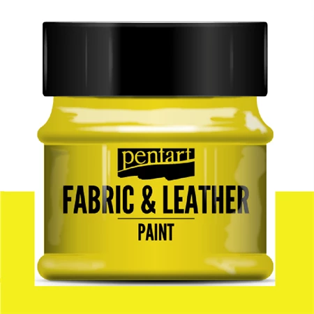 Textil és bőrfesték PENTART 50ml sárga