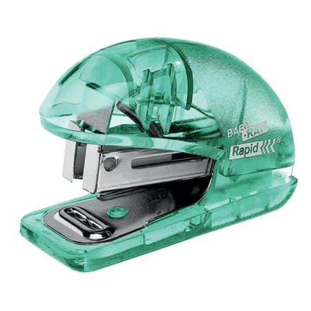 Tűzőgép RAPID Colour` Ice mini, 24/6, 26/6, 10 lap, zöld
