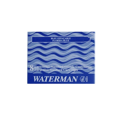 WATERMAN Tintapatron hosszú 52002, 5db/csomag