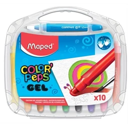 Zsírkréta 10db-os MAPED Color`Peps GEL kitekerhető