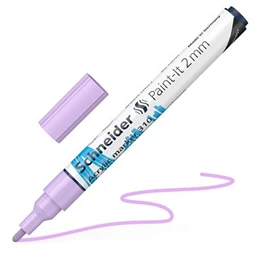 Akril marker, 2 mm, SCHNEIDER Paint-It 310, pasztell-lila