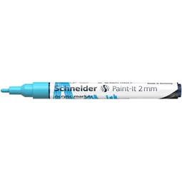 Akril marker, 2 mm, SCHNEIDER Paint-It 310 pasztellkék