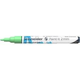 Akril marker, 2 mm, SCHNEIDER Paint-It 310, pasztellzöld