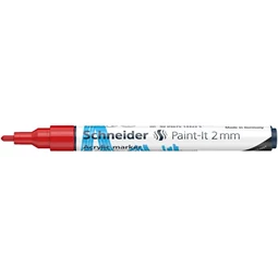 Akril marker, 2 mm, SCHNEIDER Paint-It 310, piros