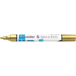 Akril marker, 4 mm, SCHNEIDER Paint-It 320, arany