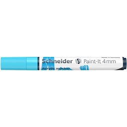 Akril marker, 4 mm, SCHNEIDER "Paint-It 320", pasztellkék