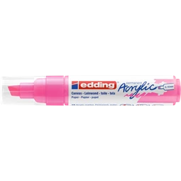 Akril marker EDDING 5000 5-10mm neon pink