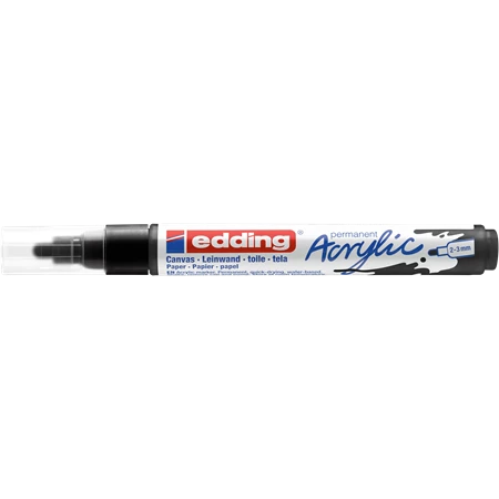 Akril marker EDDING 5100 2-3mm fekete