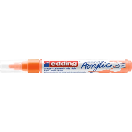 Akril marker EDDING 5100 2-3mm neon narancs