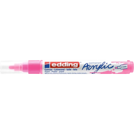 Akril marker EDDING 5100 2-3mm neon pink