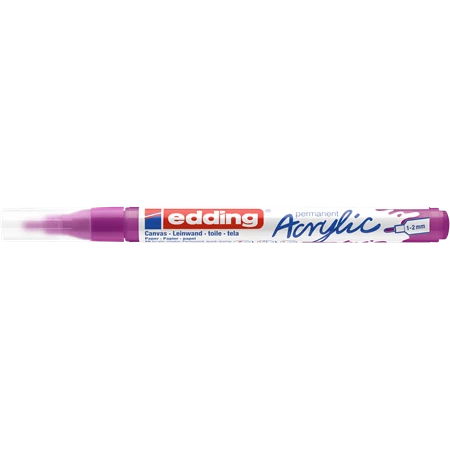 Akril marker EDDING 5300 1-2mm bogyó lila