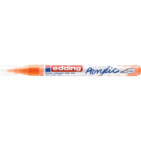 Akril marker EDDING 5300 1-2mm neon narancs