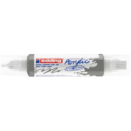 Akril marker EDDING 5400 Double liner 3D 2-3/5-10mm antracit