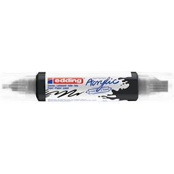 Akril marker EDDING 5400 Double liner 3D 2-3/5-10mm fekete