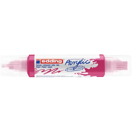 Akril marker EDDING 5400 Double liner 3D 2-3/5-10mm telemagenta