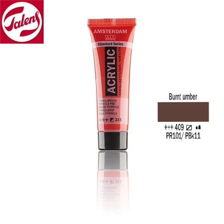 Akrilfesték AMSTERDAM 20ml 409 burnt umber