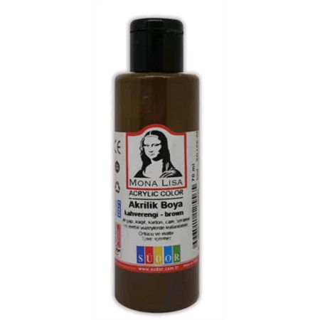 Akrilfesték Mona Lisa 70 ml barna