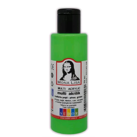 Akrilfesték Mona Lisa 70 ml neon zöld