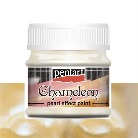 Akrilfesték PENTART 50ml Chameleon effekt gyöngyház sárga-kék