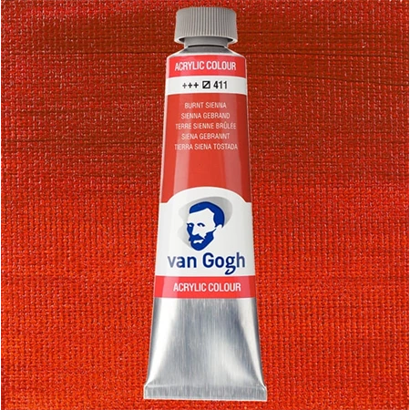 Akrilfesték VAN GOGH 40ml burnt sienna 411