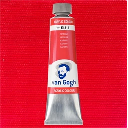 Akrilfesték VAN GOGH 40ml carmine 318