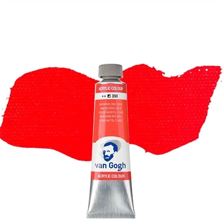 Akrilfesték VAN GOGH 40ml naphthol red light 398