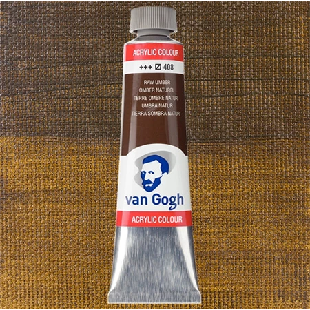 Akrilfesték VAN GOGH 40ml raw umber 408