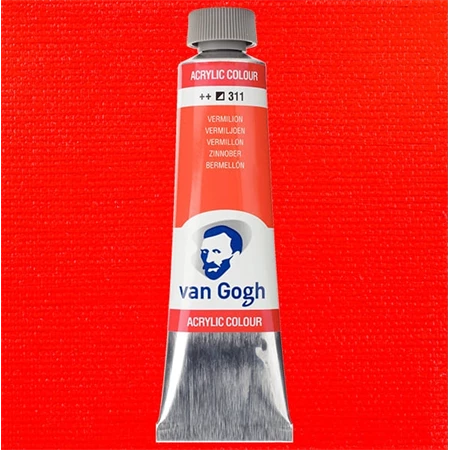 Akrilfesték VAN GOGH 40ml vermilion 311