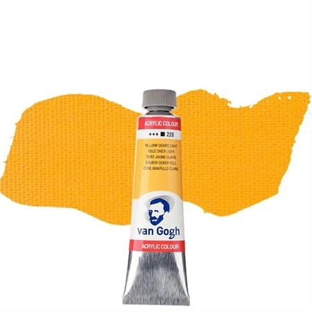 Akrilfesték VAN GOGH 40ml yellow ochre light 228