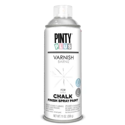 Bútorfesték fedő lakk spray, PINTY PLUS Chalk, 400ml matt