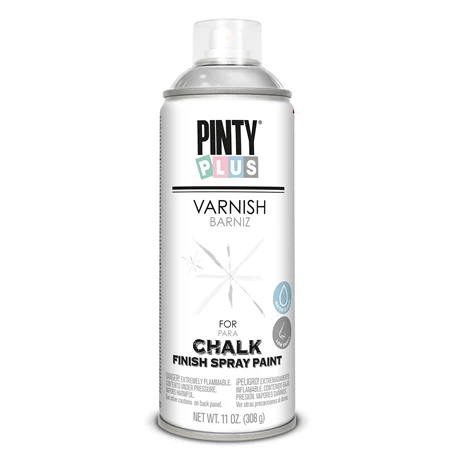 Bútorfesték fedő lakk spray, PINTY PLUS Chalk, 400ml matt