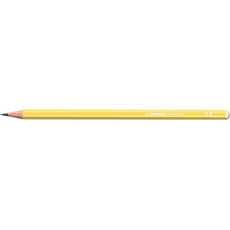 Ceruza STABILO Pencil 160 2B, hatszögletű, sárga