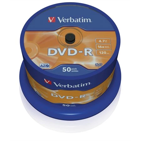 DVD-R   Verbatim 50 db/henger 16x