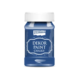 Dekor élénk krétafesték PENTART 100ml acélkék