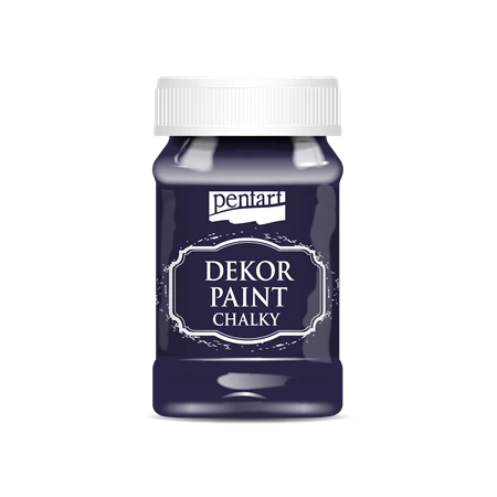 Dekor élénk krétafesték PENTART 100ml padlizsán