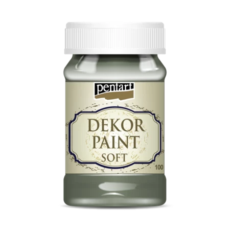 Dekor lágy krétafesték PENTART 100ml kekizöld