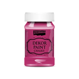 Dekor élénk krétafesték PENTART 100ml pink