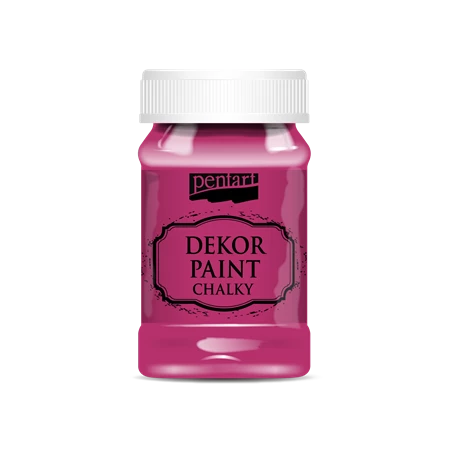 Dekor élénk krétafesték PENTART 100ml pink