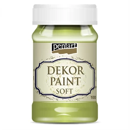 Dekor lágy krétafesték PENTART 100ml pisztácia