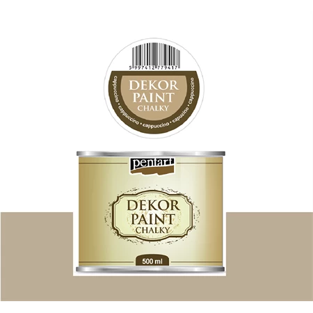 Dekor lágy krétafesték PENTART 500ml cappuccino