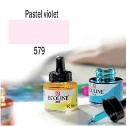 Ecoline akvarell festék koncentrátum Talens 30ml, pasztel lila 579