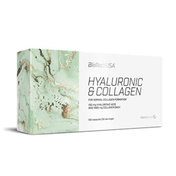 Étrend-kiegészítő tabletta, 120 tabletta  BIOTECH USA  Hyaluronic and Collagen