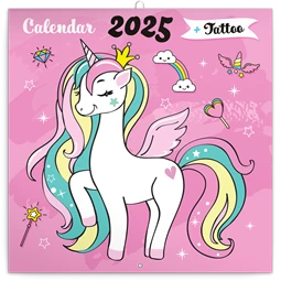 Falinaptár 2025 REAL lemez 30 x 600mm 6097 Happy Unicornis