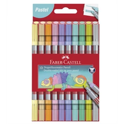 Filc készlet 10db-os FABER Castell kétvégű Pasztell