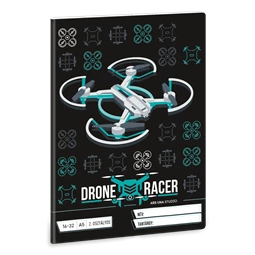 Füzet A/5 2.osztály vonalas ARS UNA 32lap Drone Racer 16-32