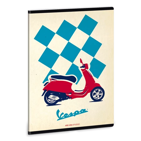 Füzet A/5 kockás ARS UNA 40lap Vespa Feelings