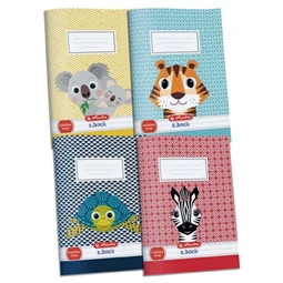 Füzet A/5 lecke HERLITZ 44lap Cute Animals vegyes, minta nem választható