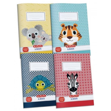 Füzet A/5 lecke HERLITZ 44lap Cute Animals vegyes, minta nem választható